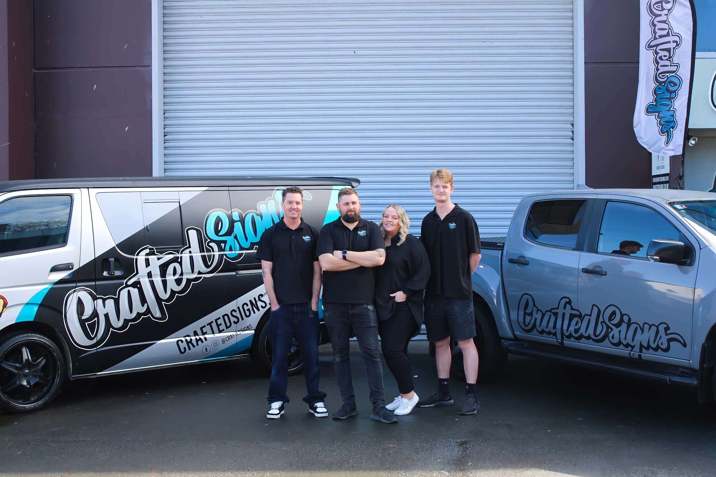 Crafted Signs Team - Sign Writing & Vehicle Wrap Specialists